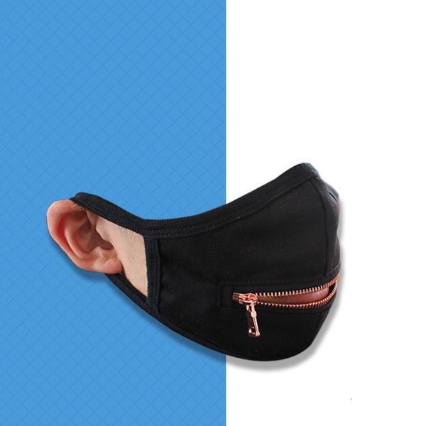 

decorative knitted cloth ear type gift zipper mask can be added