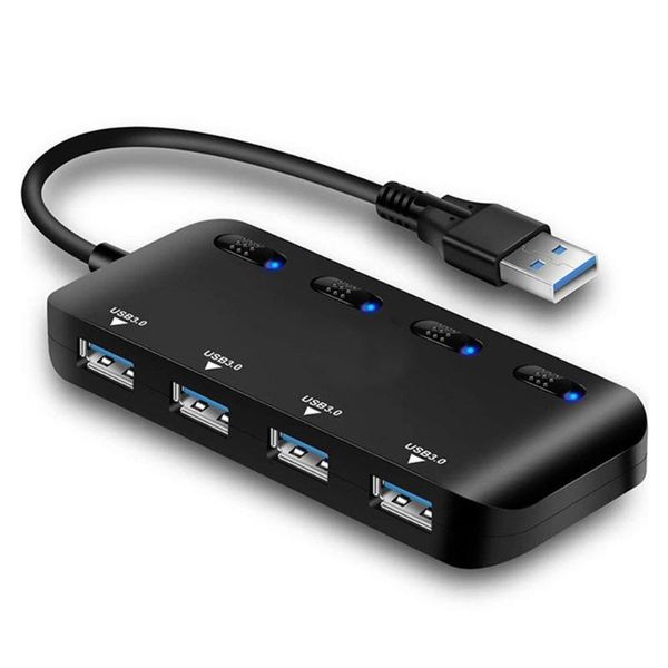 

hubs micro high speed 4 port splitter usb hub tablet lapcomputer notebook