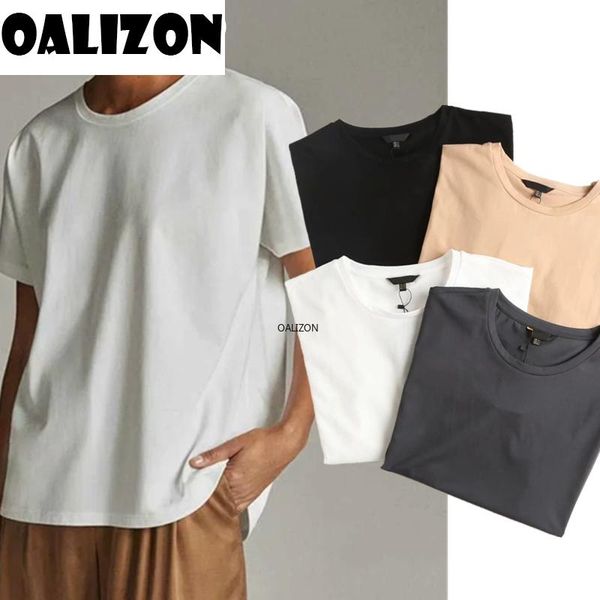 

fashion summer t shirt women england style simple solid o-neck cotton match basic harajuku tshirt camisetas verano mujer 2021 women's t, White
