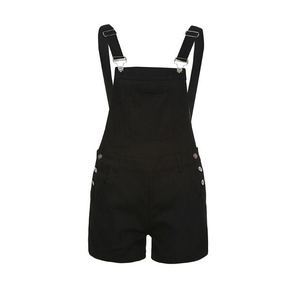 

womens jumpsuit loose denim bib hole pants overalls jeans demin shorts romper z0312 women's, Blue