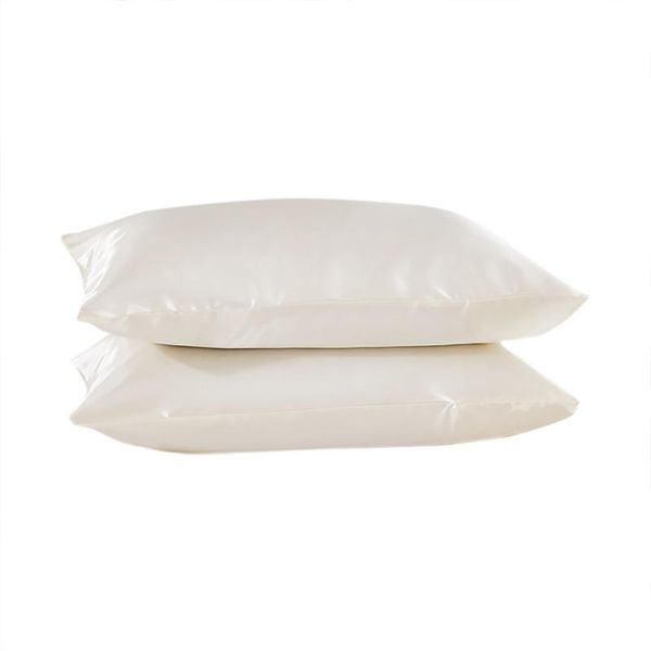

pillow case a pair of pure color satin pillowcases simple and silky silk gifts skin-friendly soft not easy to crease bedroom beding