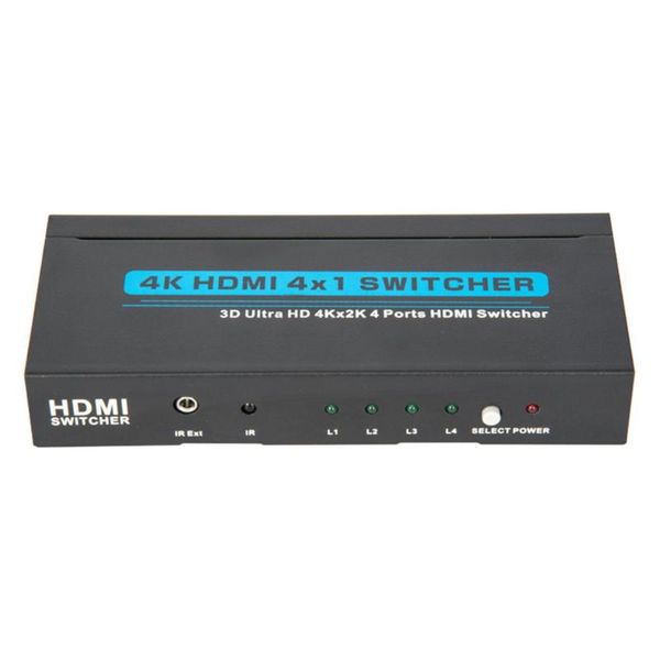 

audio cables & connectors switch 1.4 4k 4x1 adapter switcher for hdtv ps4 with ir receiving extension cable