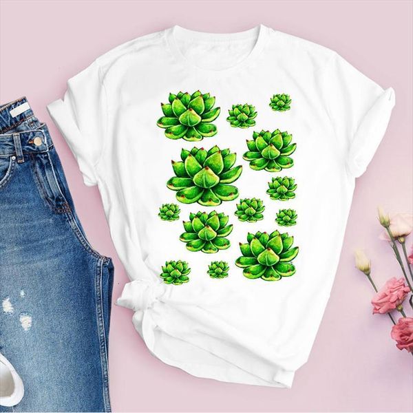 

men graphic plant fashion 90s mens cute girl cartoon short sleeve printed lady tees clothing female t shirt, White;black