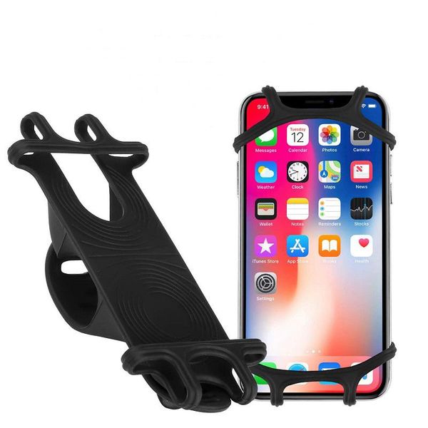 

outdoor bicycle silicone mobile phone holder accessories non-slip fixed multi-purpose cell mounts & holders