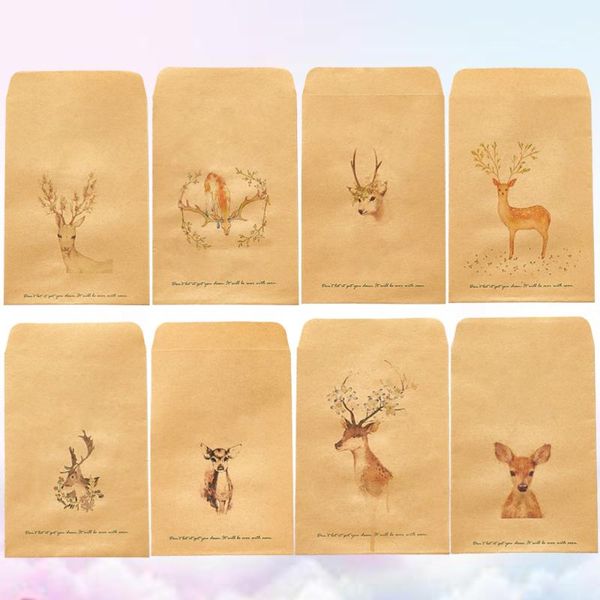 

gift wrap 80pcs retro envelope creative paper unique diy envelopes kraft for party festival