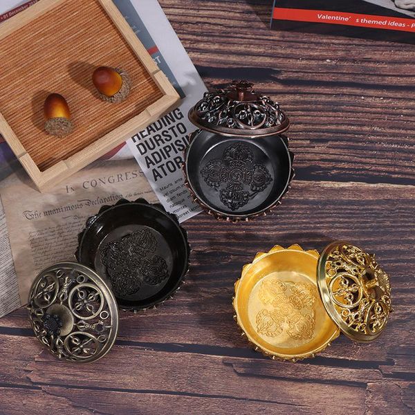 

fragrance lamps retro lotus incense burners holder mini sandalwood censer home decor craft