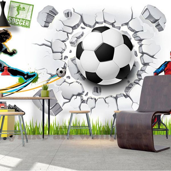 

wallpapers custom modern wall mural wallpaper 3d sport art painting living room bedroom tv background po football