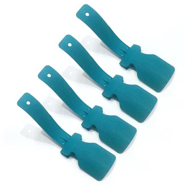 

clothing & wardrobe storage 4pcs handled shoe horn lifting helper plastic shoehorn lazy lifter easy on/off creative household gadget