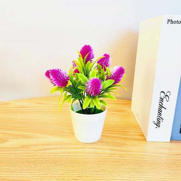 

decorative flowers & wreaths false artificial potted flower garden home outdoor plants plastic
