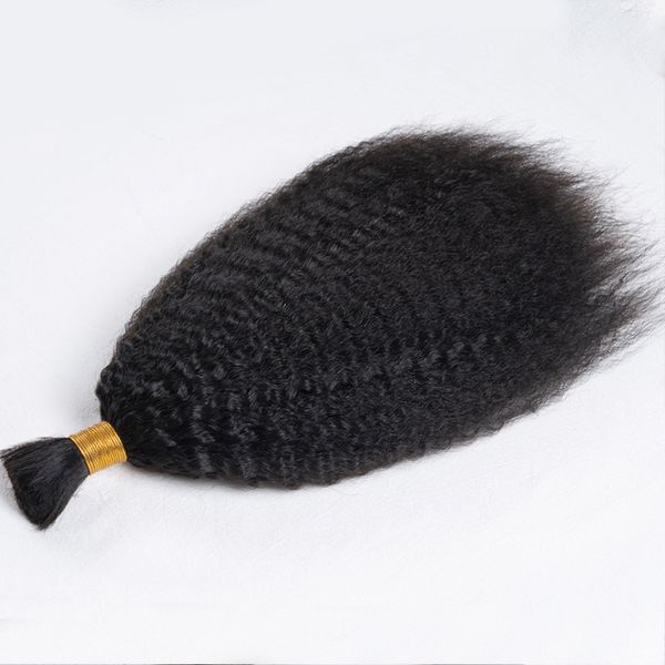 Hochwertige menschliche Haarbündel, verworren, gerade geflochten, 35,6–71,1 cm, natürliche schwarze Farbe, 100 % Remi, ALI MAGIC Factory Outlet