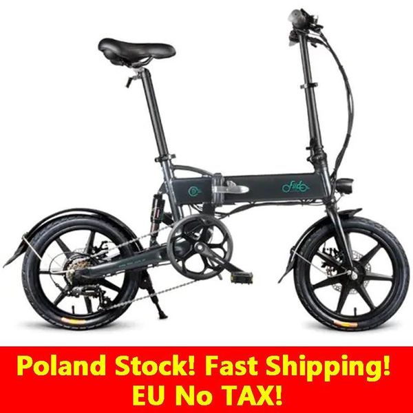 

eu stock fiido d2s folding moped electric bicycle bikes shifting version 36v 7.8ah 250w 16 inches 25km/h max 50km cycling bike, Silver;blue