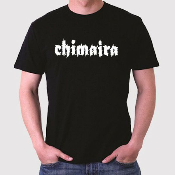 

New Chimaira Band Logo Men's Black T-Shirt Size S to 3XL, White;black