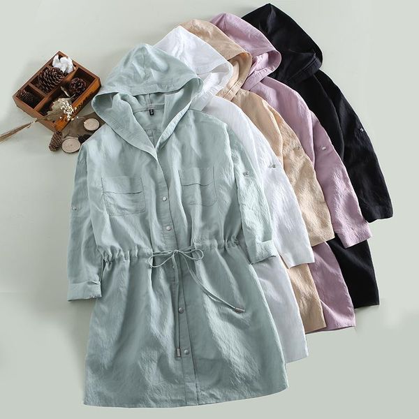 

women's jackets 2021 women couples -thin outdoor sports skin clothing uv protection driving sunscreen breathable fishing, Black;brown