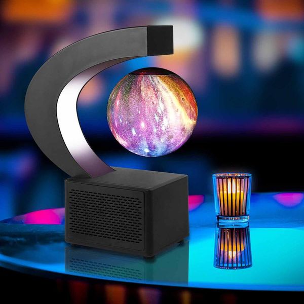 

magnetic levitation sound stereo speaker audio media player home decoration color moon earth jupiter mercury sun birthday gift combination s