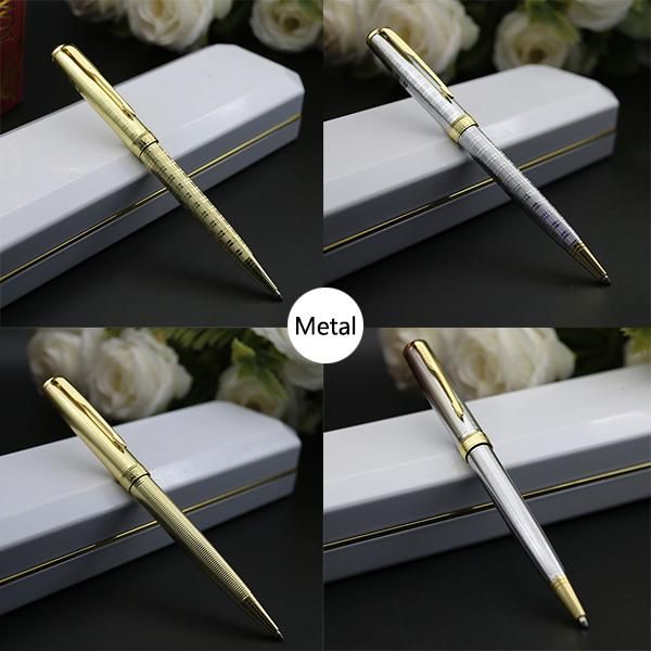 

office supplies metal 0.7mm signature pen high-quality blue ink gift ballpoint wholesale pens, Blue;orange