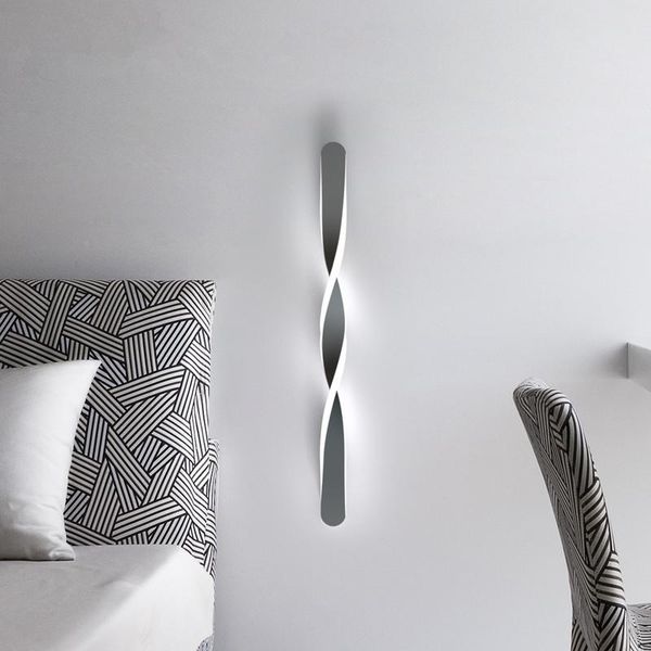 

wall lamp minimalist creative long modernled living room bedroom bedside 50cm 70cm aluminum light ligting sconce