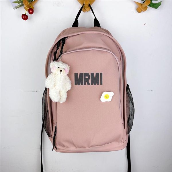 

backpack qyahlybz women large capacity waterproof nylon travel shoulder bag men's computer teenagers girls schoolbag