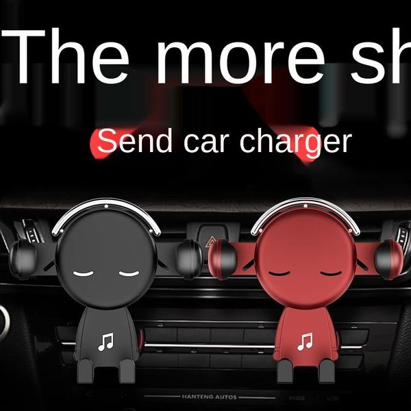 

cell phone mounts & holders creative car holder air outlet gravity multi-function bracket buckle navigation frame