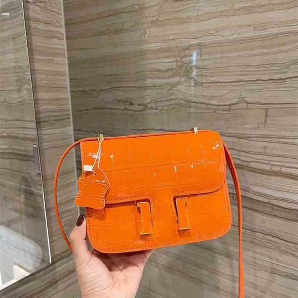

outlet herme herme bright leather crocodiless kangkang bag with color button stewardess bag single shoulder cross small square wan
