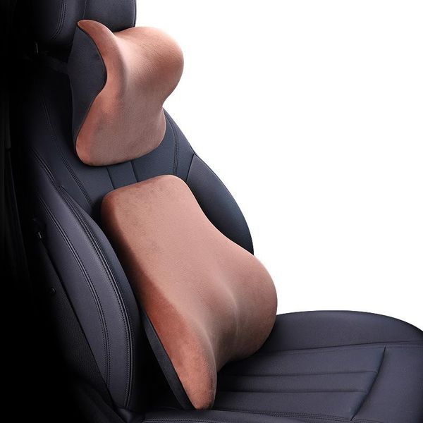 

seat cushions 3d supple car lumbar headrest neck pillow support universal pillows cushion automotive head rest accessories