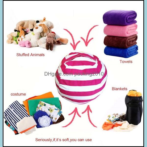 Çantalar Kat Hizmetleri Organizasyon GardenStorage Dolması Hayvan Fasulye Sandalye Taşınabilir Çocuk Oyuncak Saklama Çantası Oyun Mat Giysileri Ev Organizatör 43 CO