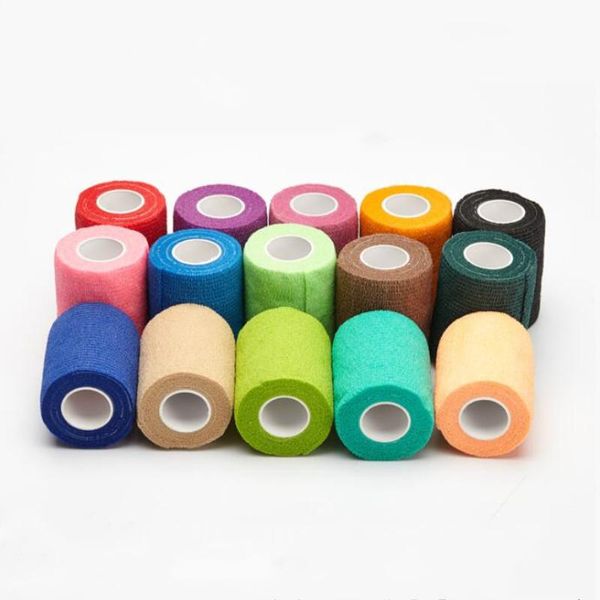 

outdoor gadgets 4.5m sport tape waterproof self adhesive elastic bandage muscle finger joints wrap non woven cohesive