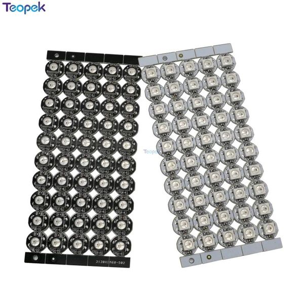 

strips 10-1000pcs ws2812b built-in ws2811 ic led chip smd individually addressable with mini pcb board (10mm*3mm) heatsink dc5v