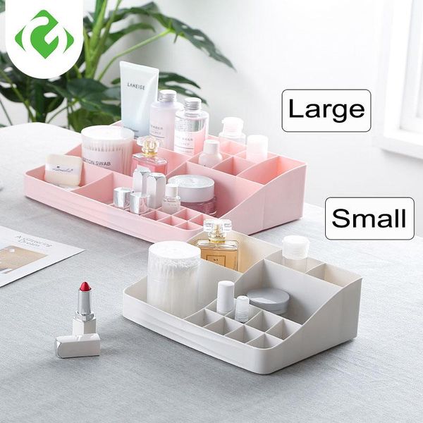 

storage boxes & bins guanyao multi-grid makeup organizer stand nail polish lipstic jewelry box cosmetic lipstick case holder display