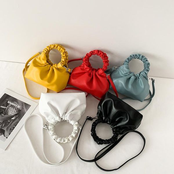 

evening bags luxury handbag women designer 2021 leather crossbody bag female solid color shoulder pack retro hand day clutch