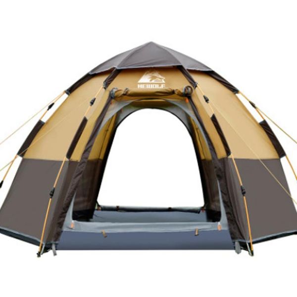 

automatic tent outdoor camping speed open multi-person large double-decker folding windproof rainproof sunscreen283*283*168 tents and shelte