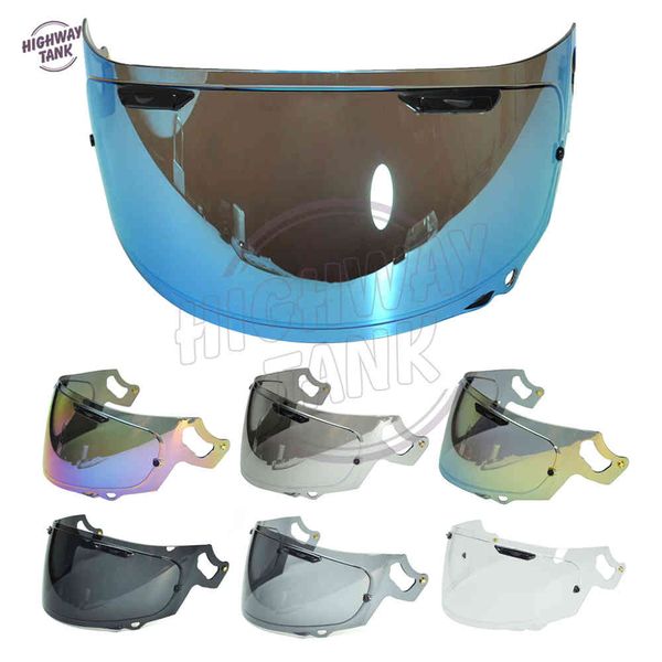 7 Colori W/Oro Blu Iridium Fumo Moto Casco Integrale Visiera Custodia per Obiettivo per ARAI RX-7X RX7X CORSAIR-X RX-7V VAS-V