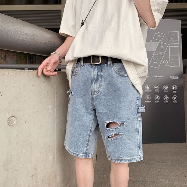 

Fashion Jeans 2021 Wear Out Men' Trend Hole Pants Personality, 356