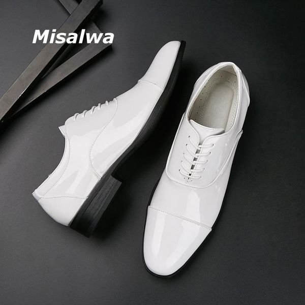 

dress shoes oversize 52 53 us size 15 16 white triple joint oxford men pointed office business formal pu leather, Black
