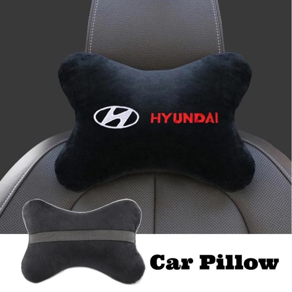 

seat cushions car interior headrest backrest pillow head protector support neck soft cushion pillows for solaris i20 i30 ix20 ix35