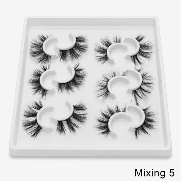 

pair lashes fake eyelashes handmade dramatic 3d faux mink volume false extension eye lash full strip lashes1