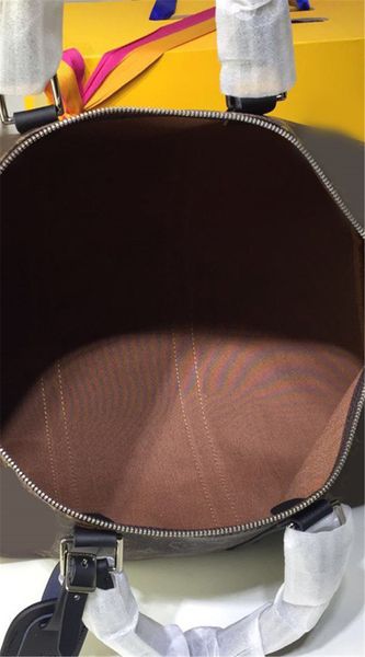 

55cm 50cm 45cm brown flower women handbags purses keep all travel duffle duffel bags real leather tote clutch shopping bag 30