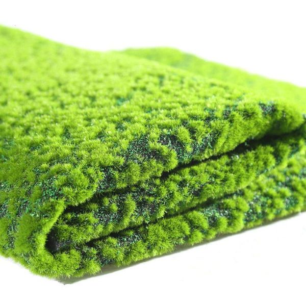 

decorative flowers & wreaths artificial lawn moss mat simulation plant background indoor wall bryophyte green