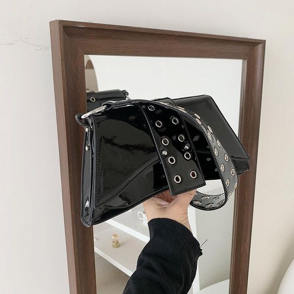 

ins same heavy industry dark shoulder bag underarm fashion handbag female 2021 personality trend bags