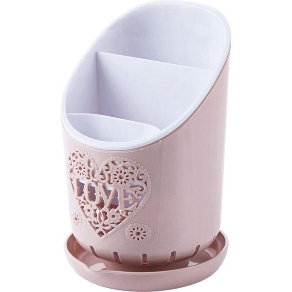 

bathroom shelves creative kitchen tableware supplies hollow drain chopsticks storage box household plastic tube