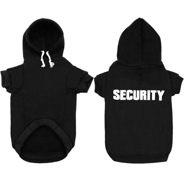 

dog apparel security patterns printed puppy pet hoodie clothes for cats outfit warm clothing animals costume dogs