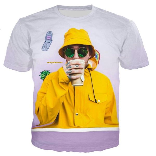 

mac miller t shirt men/women 3d printed t-shirts casual harajuku style tshirt streetwear men's, White;black