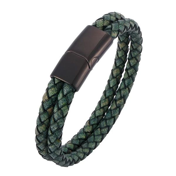 

dropshipping leather charm bracelets for men women fit original diy fine bracelets & bangles fashion jewelry accessories, Black