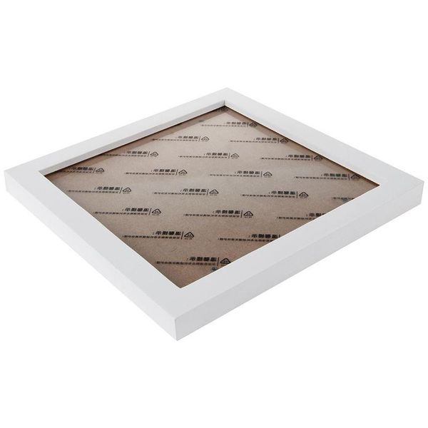 

digital po frames po square thick pine wood frame wall picture (white,8 inch)