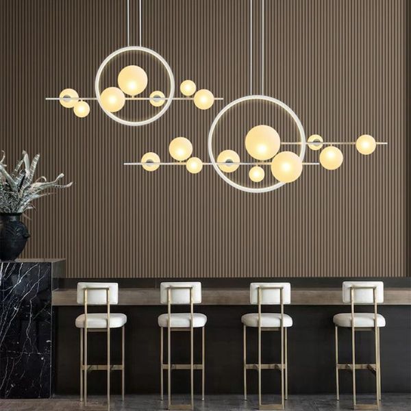 

ceiling lights led postmodern black white glass bubbles designer lamparas de techo lights.led light.ceiling lamp for foyer