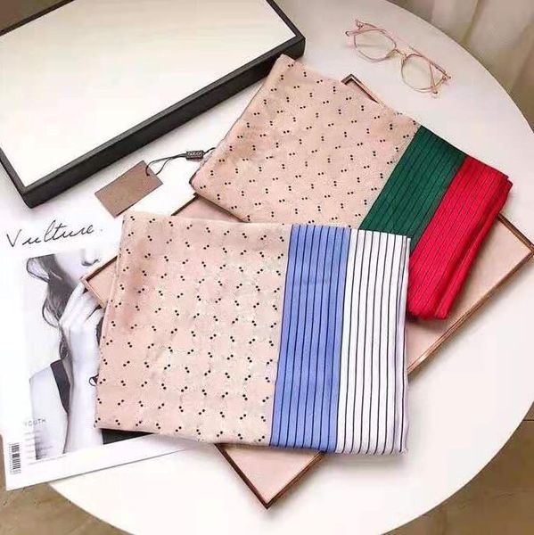 

2021 with box gift bag receipt tag scarfs for women designer scarves spring mens warm fashion, Blue;gray