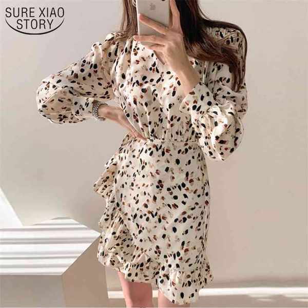 

spring temperament women dress french chiffon v-neck maxi long sleeve slim high waist es vestido 13704 210421, Black;gray