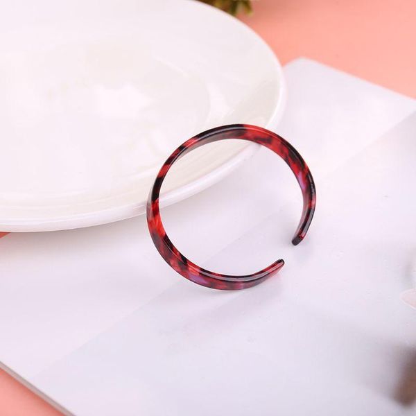 

fashion women bracelets acrylic sheet open bracelet simple narrow black white marble style jewelry x5qd bangle