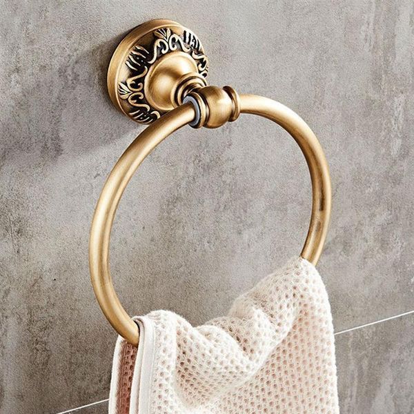 

towel racks retro bathroom bar vintage ring wall mount holder rack accessories