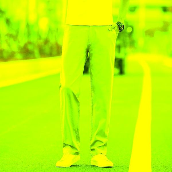 

design casual men pants cotton slim pant straight trousers fashion solid sky blue black men's