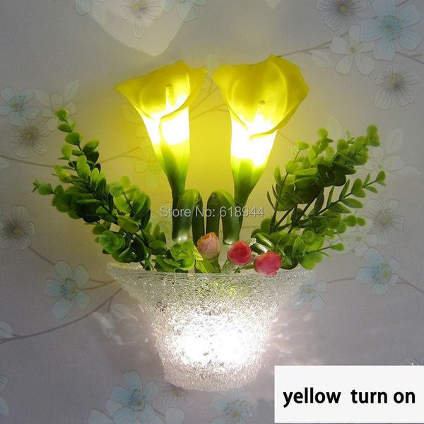

wall lamp lovely flower pot led light bedside simple staircase corridor balcony bedroom